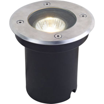 Kastra - Encastré de sol IP67 Ø120x128 enc.Ø110 x 126 GU10 35W max. argent