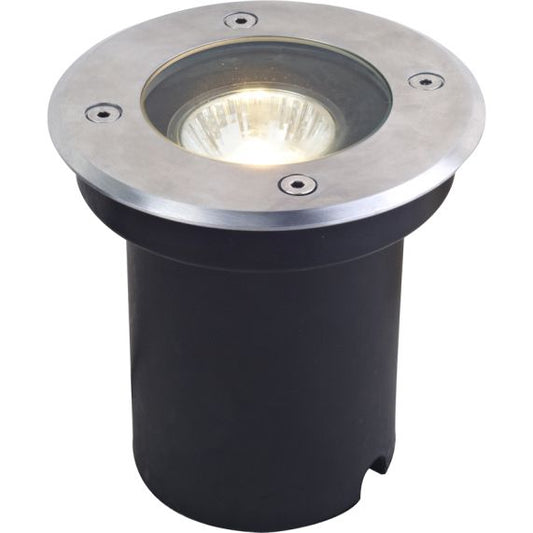 Kastra - Encastré de sol IP67 Ø120x128 enc.Ø110 x 126 GU10 35W max. argent