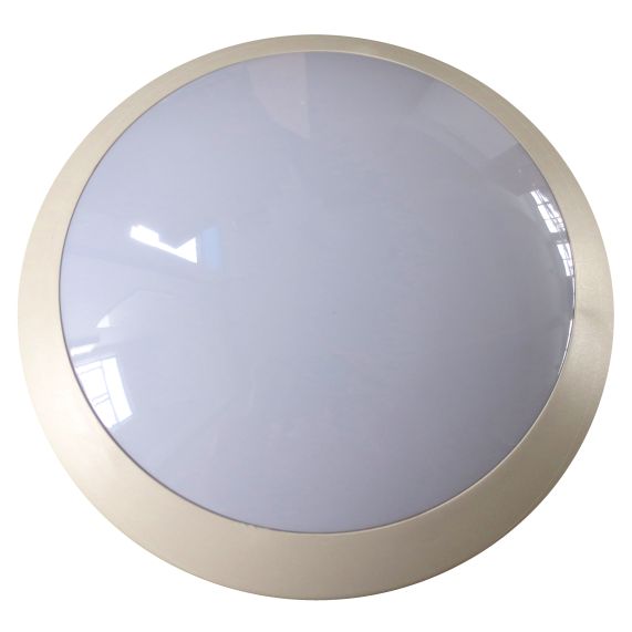 FS Lenie - EcoWatts - Plafonnier IP 66 Ø300x100 E27 18W max blanc