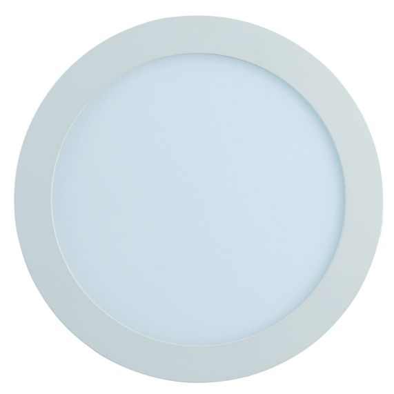 FS Kili - EcoWatts - Luminaire encastré LED Ø225x25 enc.Ø207 18W 3000K 1260lm 110° blanc