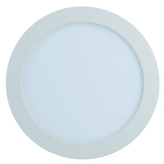 FS Kili - EcoWatts - Luminaire encastré LED Ø225x25 enc.Ø207 18W 3000K 1260lm 110° blanc