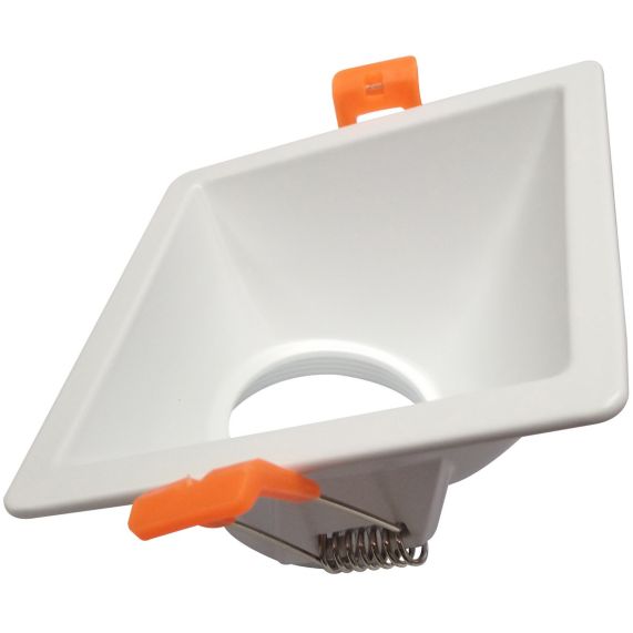 Jocaste - Enjoliveur pour spot encastré 95x95x118 enc.85x85 blanc