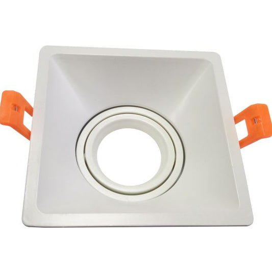 Jocaste - Enjoliveur pour spot encastré 105x105x113 enc.95x95 blanc