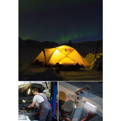 FS Dione - EcoWatts - Batterie tube LED 155x33.5x39 2W 6000K 200-100-20lm 120° argent Dim