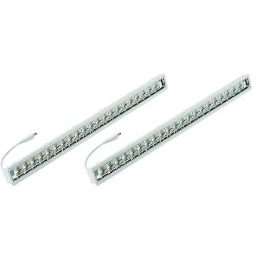 Kit 2 Modules 25W 3000K 3400Lm pour Cadre Nu Dalle MODULUX LED Blanc