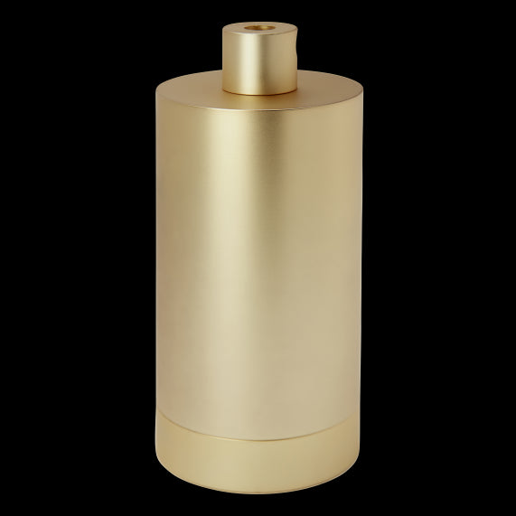 Douille Cylindre Acier E27 Dorée