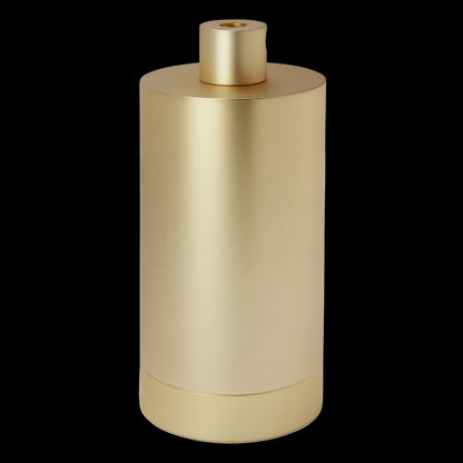 Douille Cylindre Acier E27 Dorée