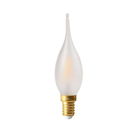 ***PRIX DESTOCKAGE*** Flamme Filament Led Gs4 E14 3W 290Lm 2700K 360° Satinée 25000H