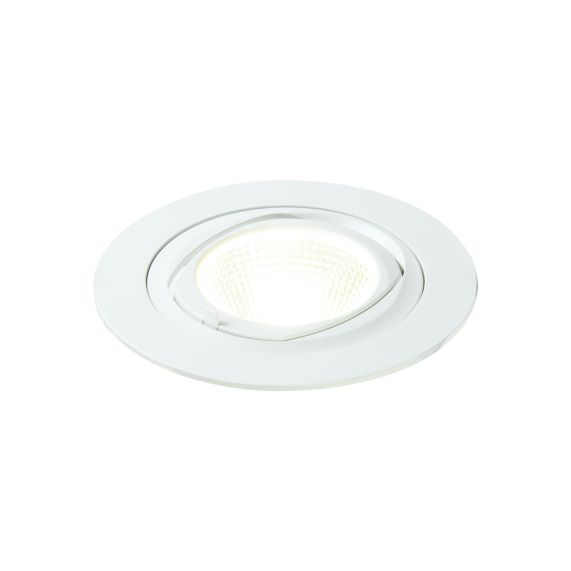 Simba - Spot encastré orientable LED Ø168x122 enc.Ø150 35W 4000K 3000lm 36° blanc
