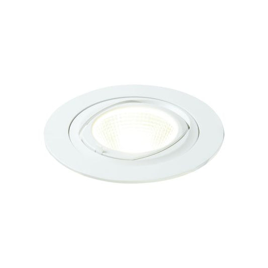 Simba - Spot encastré orientable LED Ø168x122 enc.Ø150 35W 4000K 3000lm 36° blanc