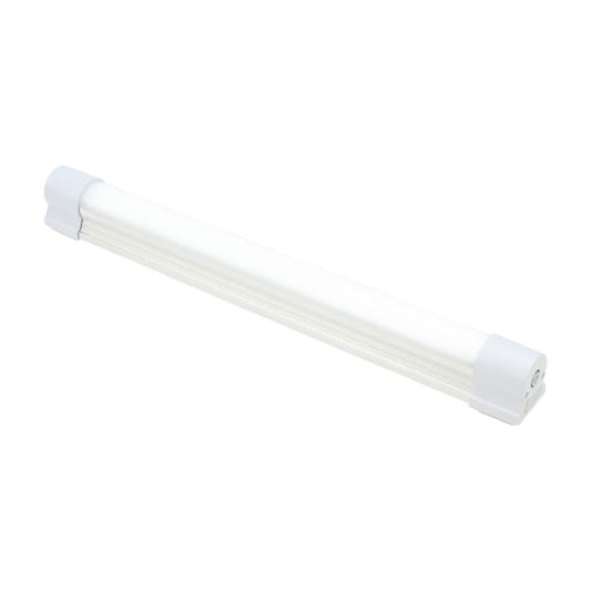 Dione - Batterie tube LED 340x33.5x39 6W 6000K 700-360-75lm 120° argent Dim