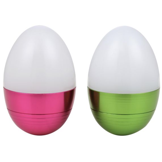 SET DE 2 ŒUFS LED 2X1W 4000K PILES 2XCR2031 INCLUSES