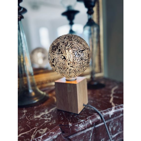 Globe G125 E27 Argente Mosaique 4W 470lm 2700K dim