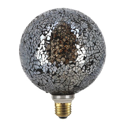 Globe G125 E27 Argente Mosaique 4W 470lm 2700K dim