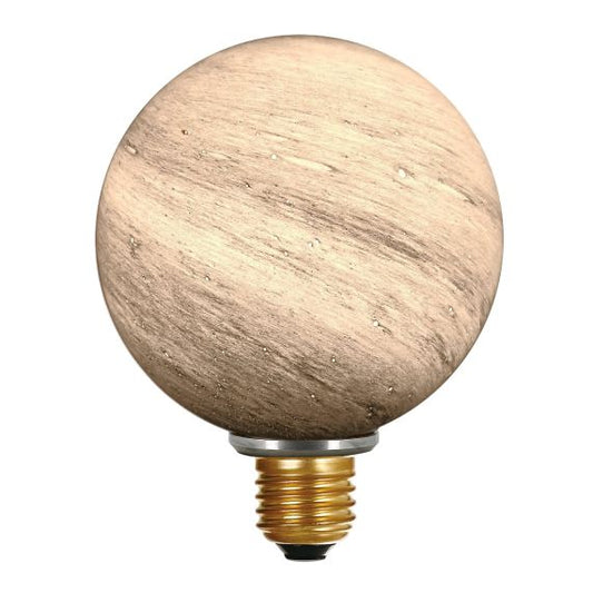 Globe G125 E27 Gris Lune Planete 3W 300lm 2700K