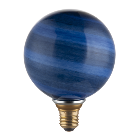 Globe G125 E27 Bleu Terre Planete 3W 300lm 2700K