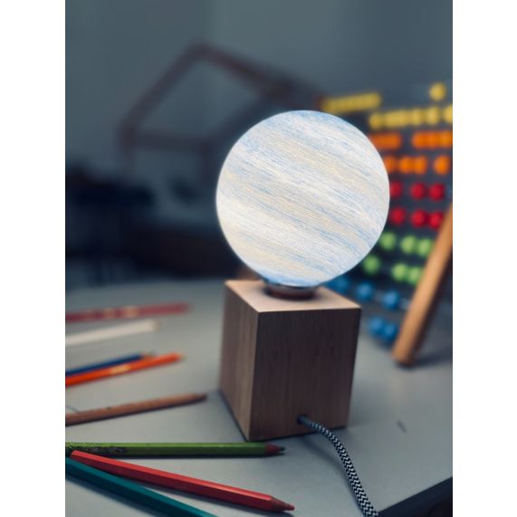 Globe G125 E27 Bleu Terre Planete 3W 300lm 2700K