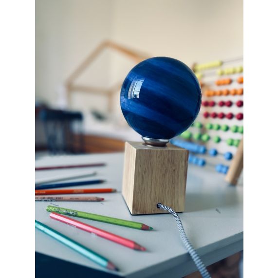 Globe G125 E27 Bleu Terre Planete 3W 300lm 2700K