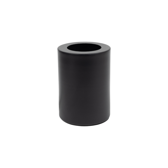 Lampe a poser E27 noir effet metal Palladium 220-240V IP20 70x96mm