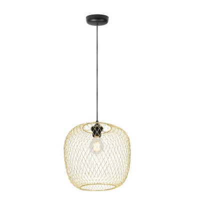 Suspension abat-jour metal E27 laiton Colombe IP20