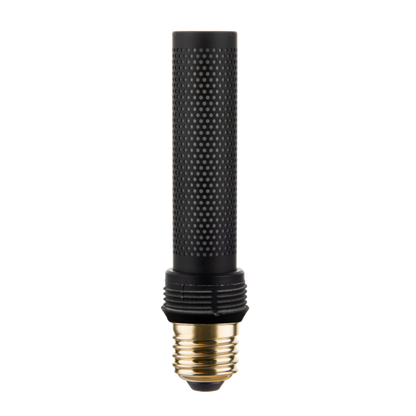 Tube RN E27 Noire Composite 3,5W 15lm 1800K