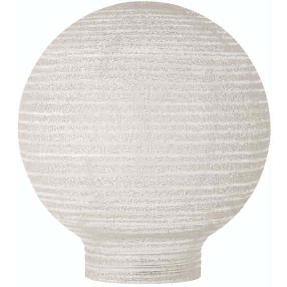 Globe D.80 Strie Blanc P De Vis 31,5Mm