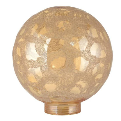 Globe D.100 Givre Ambre P De Vis 31,5Mm