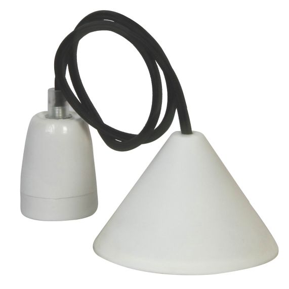 FS Monture E27 Ceram.Cabl.Text Noir F.2M