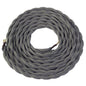 Cable torsadé gris 2 mètres 2 x 0,75mm2