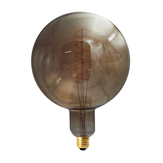 Globe G200 Filament LED TWISTED 6W E27 2000K 240Lm Dim. Smoky