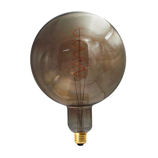 Globe G200 Filament LED TWISTED 6W E27 2000K 240Lm Dim. Smoky