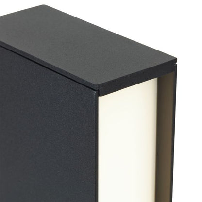 Rise - Borne LED Ø50x100x450 15W 4000K 820lm IP65 135° noir