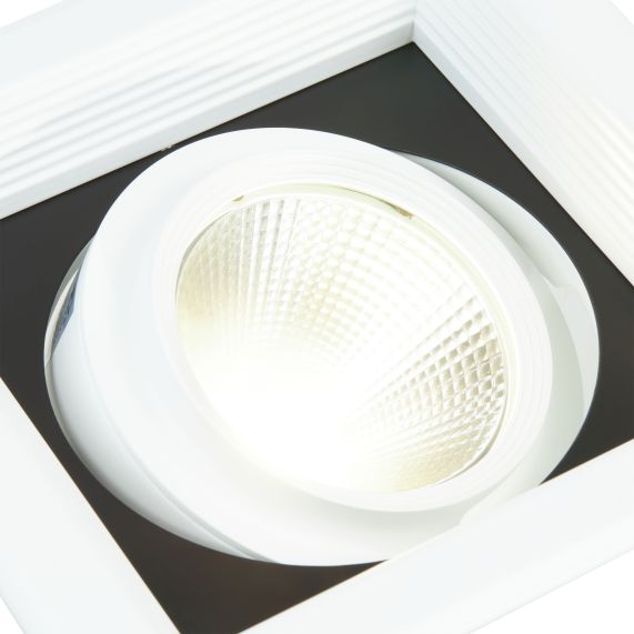 Jay - Spot encastré LED 200x200x107 enc.175x175 1x30W 4000K 2700lm 36° blanc