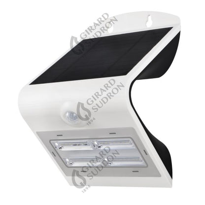 BUTTERFLY - Projecteur solaire LED blanc détecteur présence IP65 4000K 3,2W 400lm