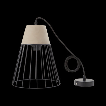 CONCRETE - modern pendant lamp - E27