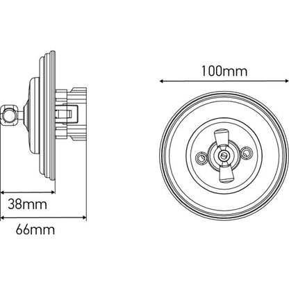 RETRO-CHARM switch porcelain flush mounted white