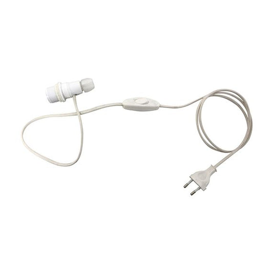 Cordon Adapt.2X0.75 Douil.E14 1.50M Bl.