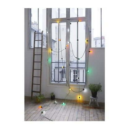 FS ECOWATTS - GUIRLANDE LUMINEUSE EXTERIEURE NOIRE 5M DOUILLE E27 X5 3