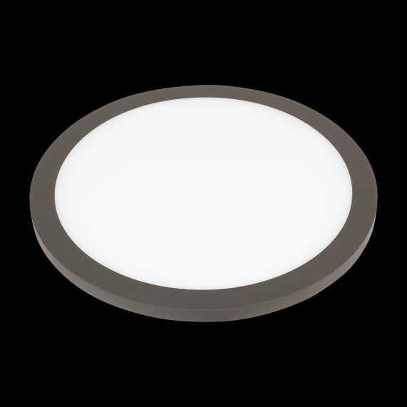 Rama - Plafonnier LED IP 65 Ø270x45 14W 3000K 1000lm 120° gris foncé