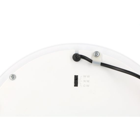 Downlight CCT blanc Remy 12W IP44 1020-1080lm 3000-4000-6000K 170x18 D155mm