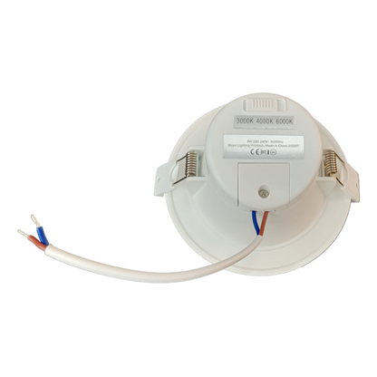 Downlight CCT blanc Zoe 24W IP44 1920-2150lm 3000-4000-6000K 230x70 D175mm 120mA