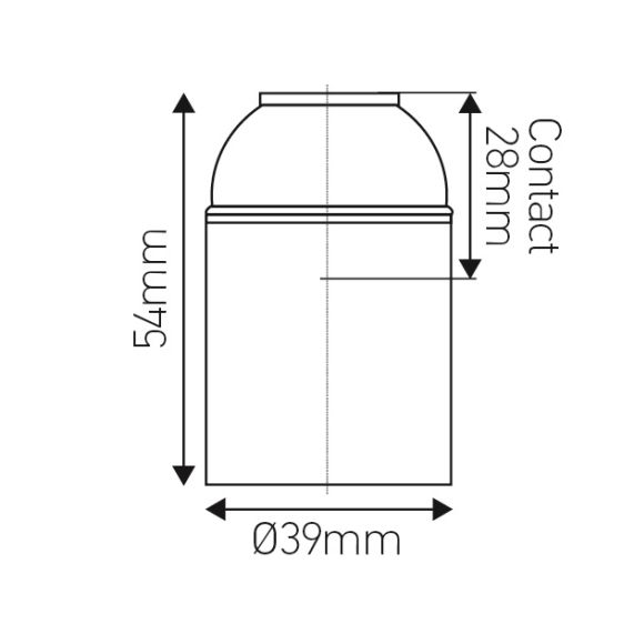 Douil.E27 Lisse Va Montee Noire