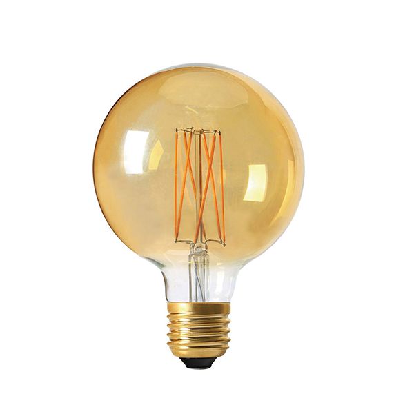 Globe G95 Filament LED 4W E27 2100K 260Lm Dim. Amb. 3125467166001