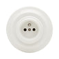 RETRO-CHARM socket porcelain white