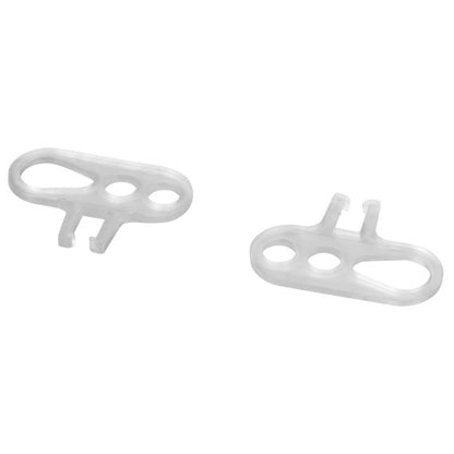 CHAPE NYLON BLANC AVEC FIXATION DOMINO