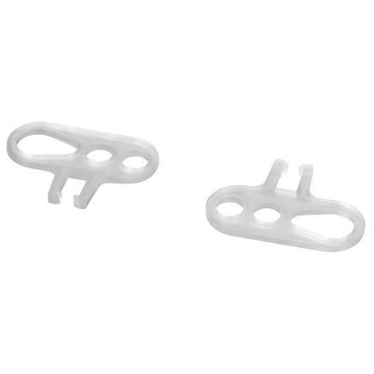 CHAPE NYLON BLANC AVEC FIXATION DOMINO