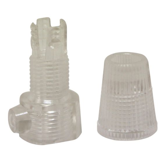 Serre cable trsp raccord f10x1 av vis de blocage + raccord m10x1 av capuchon