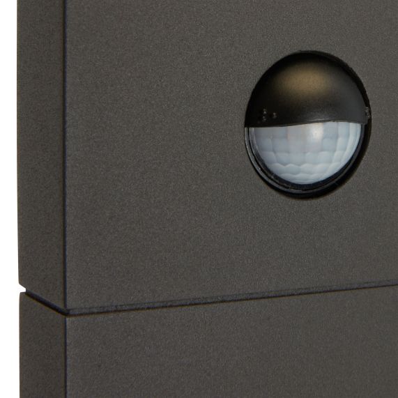 Jabbah II - Poteau lumineux LED 75x75x600 9W 4000K 690lm gris foncé