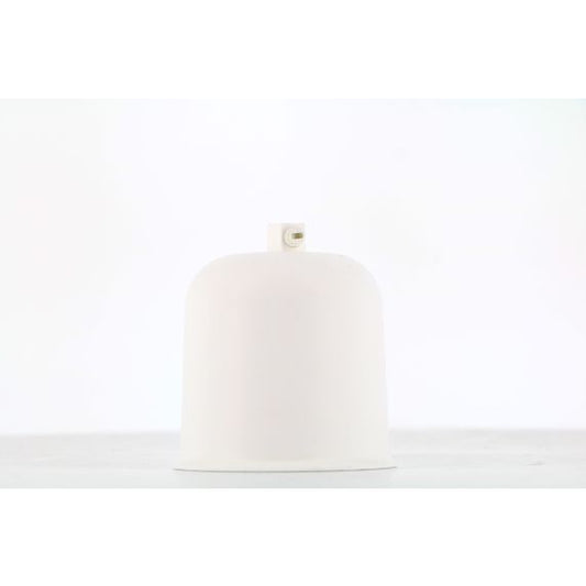 Pavillon plastique blanc av vis d'arret 76x82mm