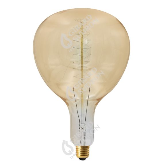***PRIX DESTOCKAGE*** Lamp Pear R180 Metal Filament Spiral 40W E27 2000K 130Lm Amb.